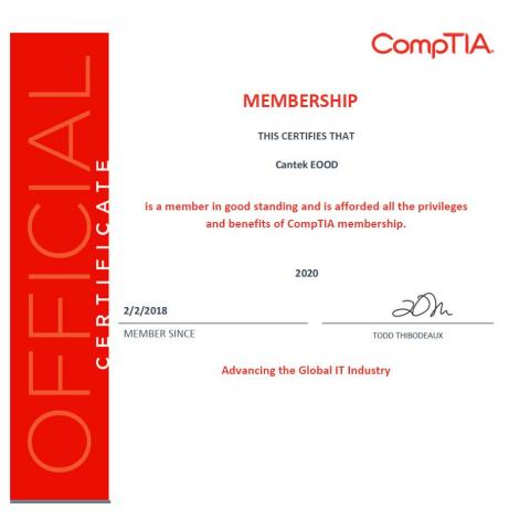 Сертификат CompTIA